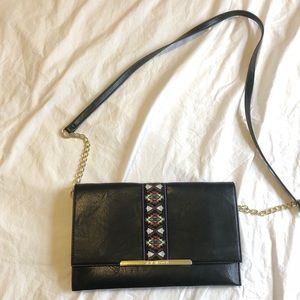 Steve Madden black clutch/purse